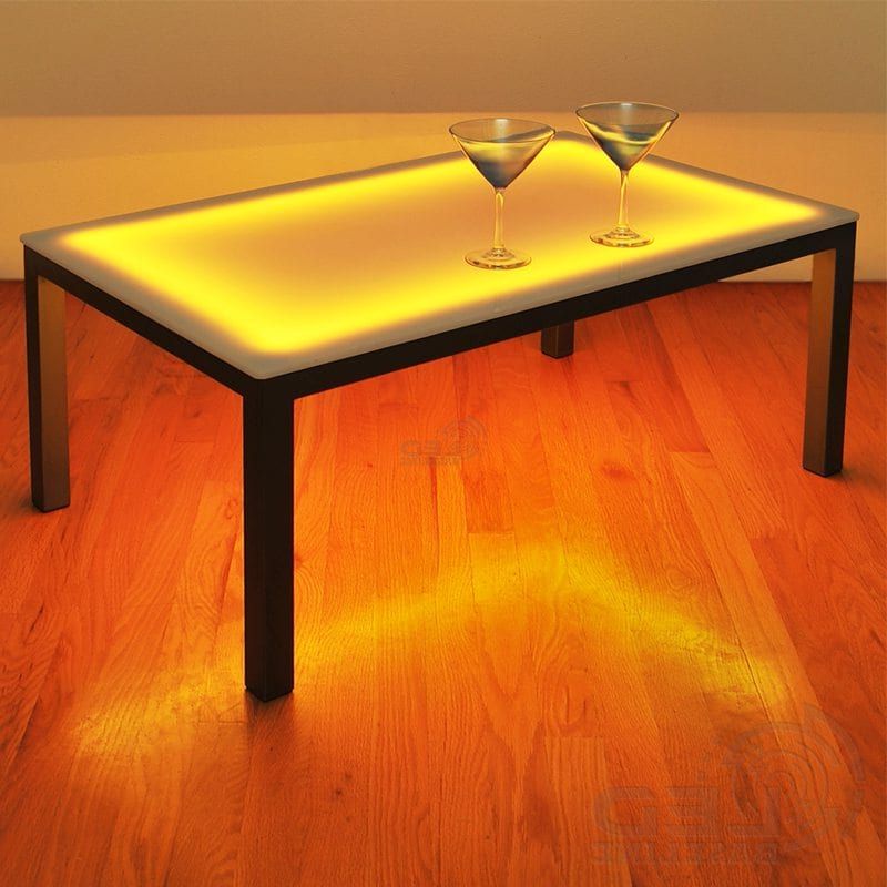 Led Coffee Table | Led Lighted Coffee Table | Led Lighted Furniture Pertaining To Coffee Tables With Led Lights (View 13 of 20)