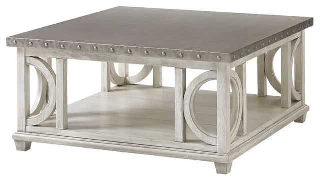 Lexington Oyster Bay Litchfield Square Cocktail Table – Transitional Pertaining To Transitional Square Coffee Tables (Gallery 3 of 20)