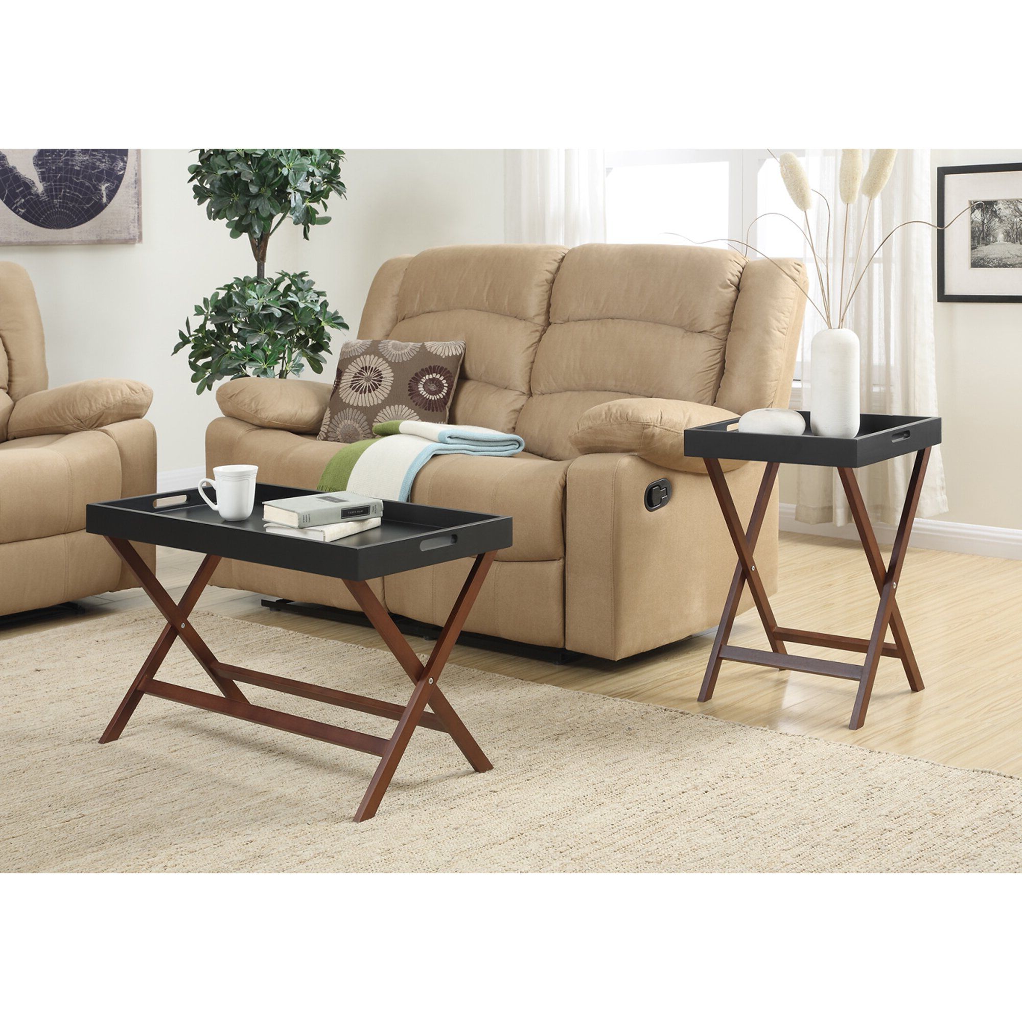 Lockheart Coffee Table With Removable Tray | Wayfair For Detachable Tray Coffee Tables (View 3 of 20)