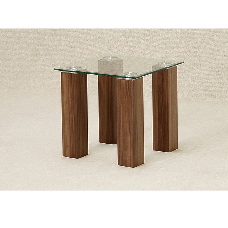 Mirage Clear Glass Side Table – Forever Furnishings :: Fine Home And Within Transparent Side Tables For Living Rooms (Gallery 1 of 20)