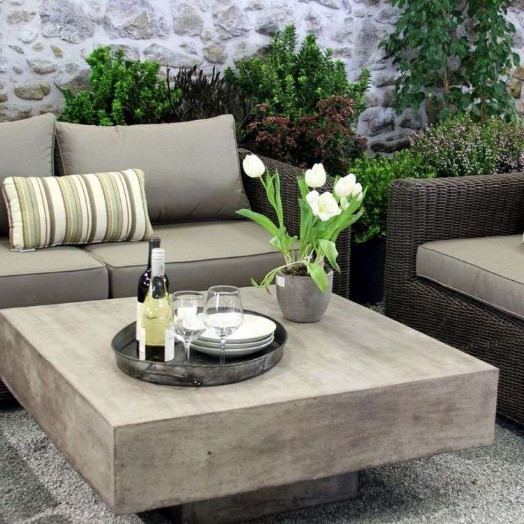 Modern Outdoor Coffee Table Ideas – An Elegant Decor For Garden Or Patio Pertaining To Modern Outdoor Patio Coffee Tables (View 2 of 20)