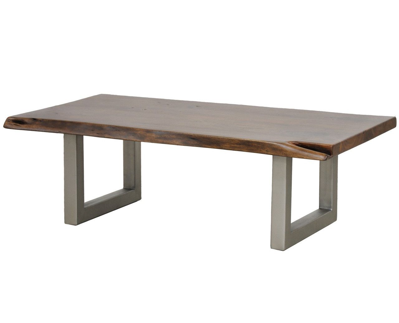 Montana Solid Wood Metal Leg Coffee Table | Zin Home Throughout Coffee Tables With Solid Legs (View 8 of 20)