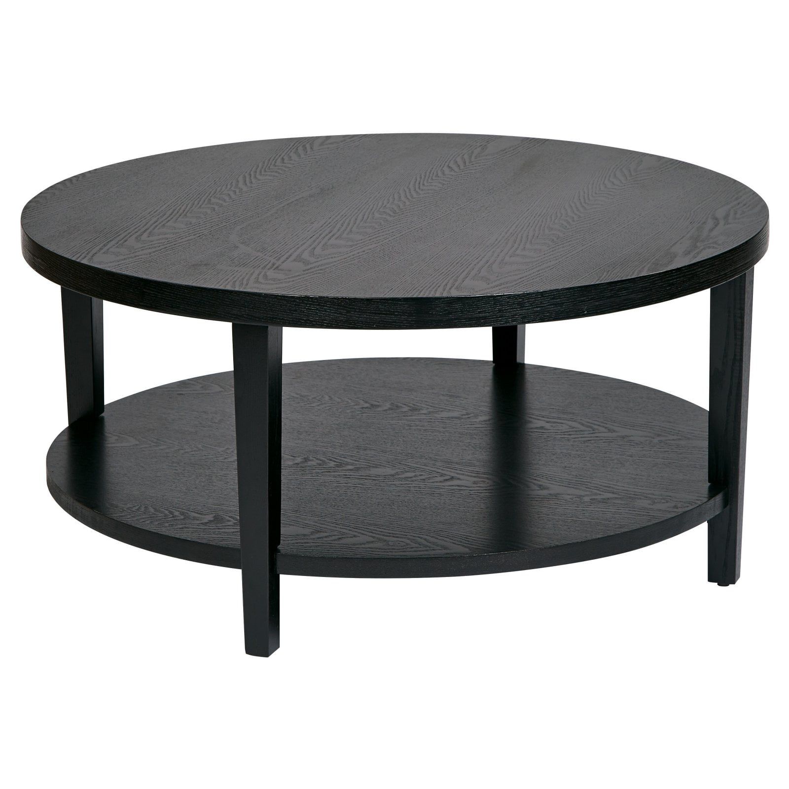 Osp Home Furnishings Work Smart Merge 36" Round Coffee Table (View 5 of 20)