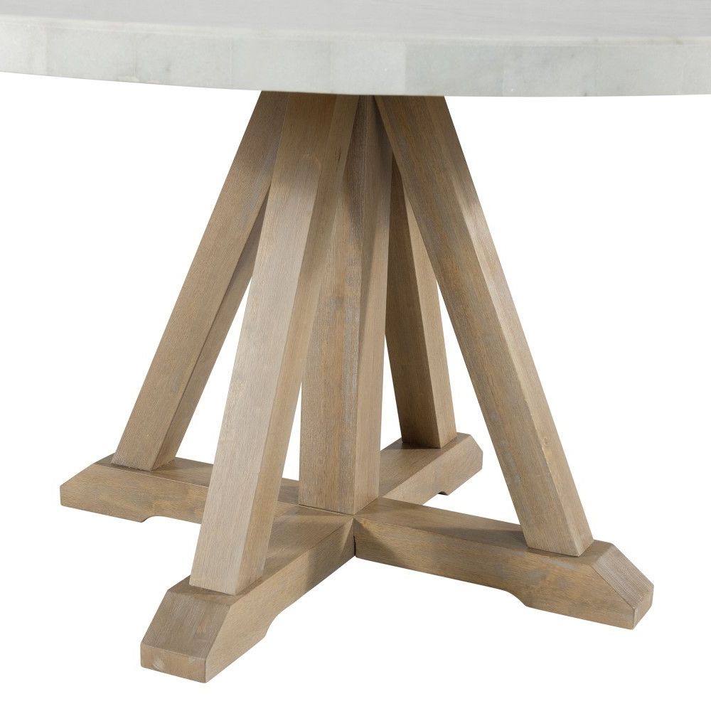 Picket House Furnishings – Liam Round Dining Table – Cdlw180rdt Throughout Liam Round Plaster Coffee Tables (Gallery 20 of 20)