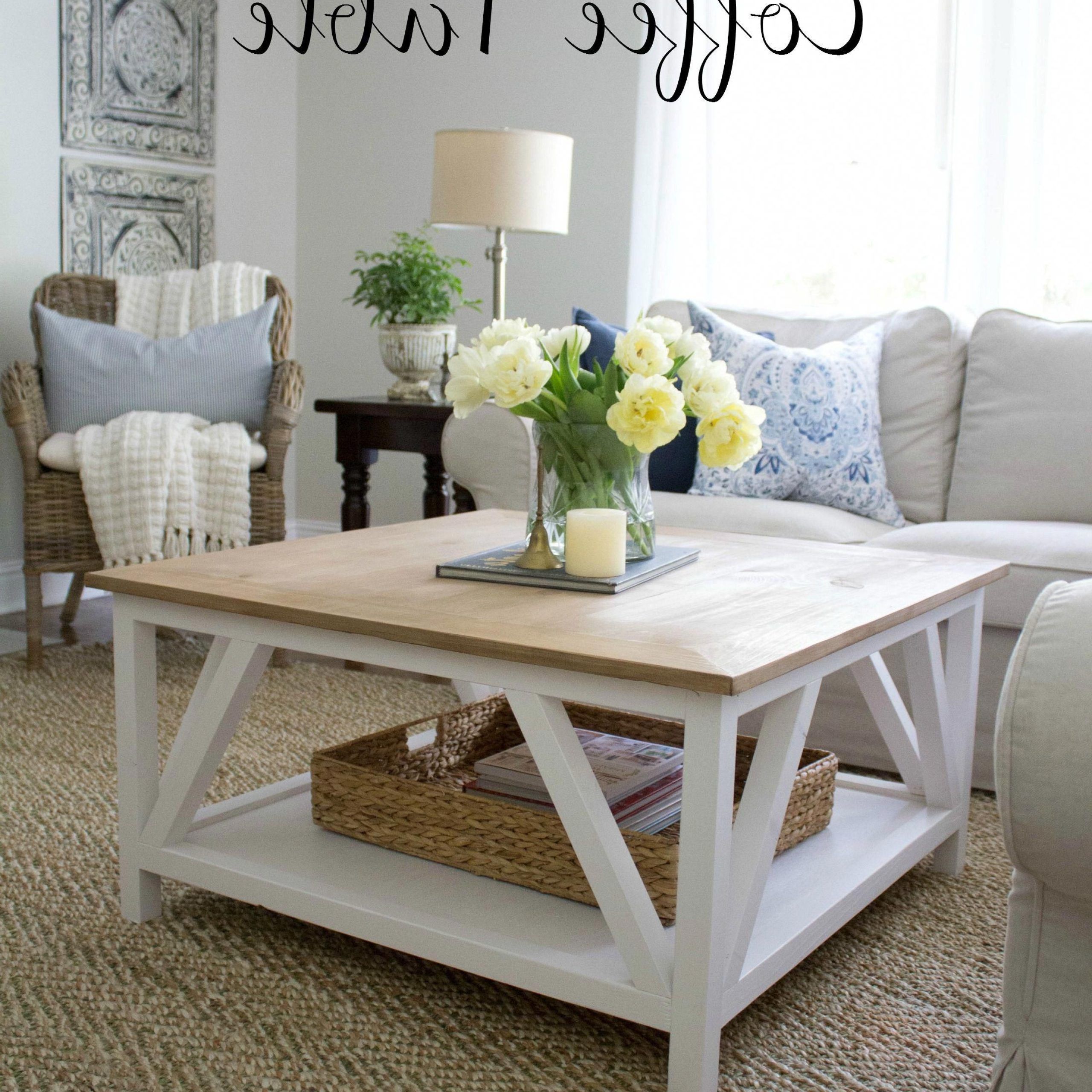 Rustic Farmhouse Coffee Table With Storage / Amazon Com Rustic Regarding Living Room Farmhouse Coffee Tables (View 13 of 20)