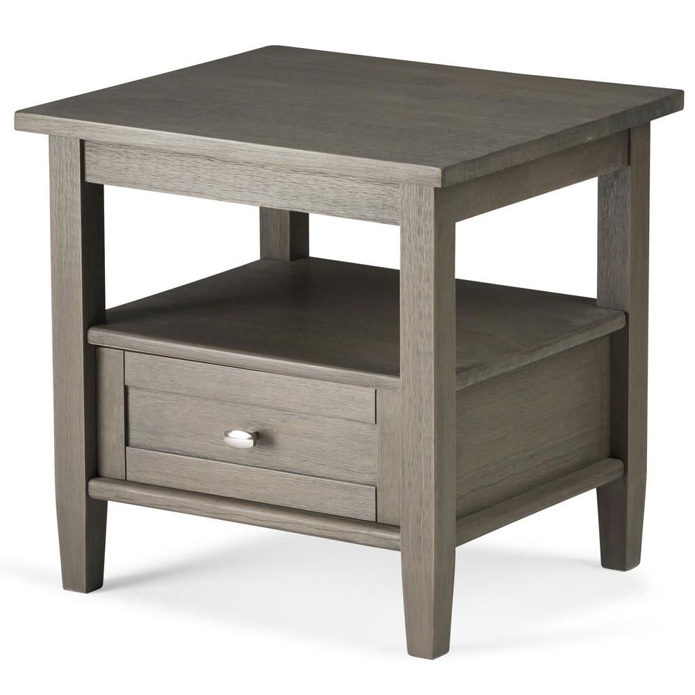 Rustic Grey End Tables : We Love The Large Size And The Open Bottom Inside Rustic Gray End Tables (Gallery 20 of 20)