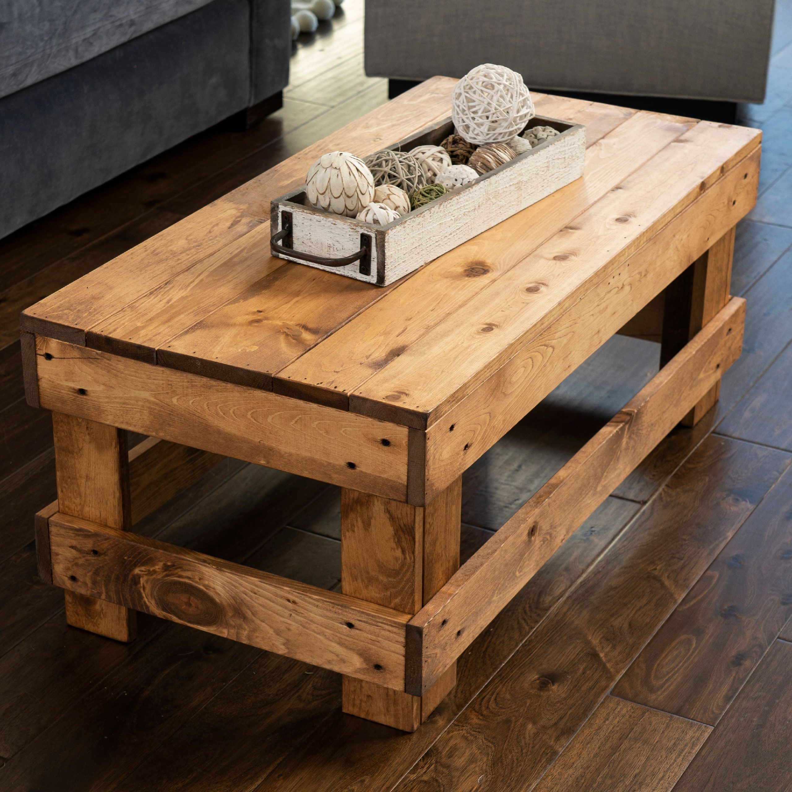 Solid Wood Coffee Table / Vidaxl Coffee Table Solid Sheesham Wood Regarding Coffee Tables With Solid Legs (Gallery 13 of 20)