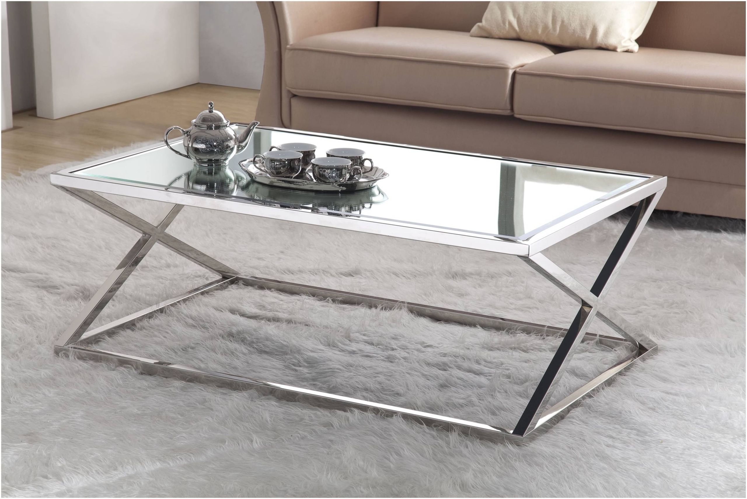Stainless Steel Coffee Tables – Ideas On Foter In Glossy Finished Metal Coffee Tables (Gallery 12 of 20)