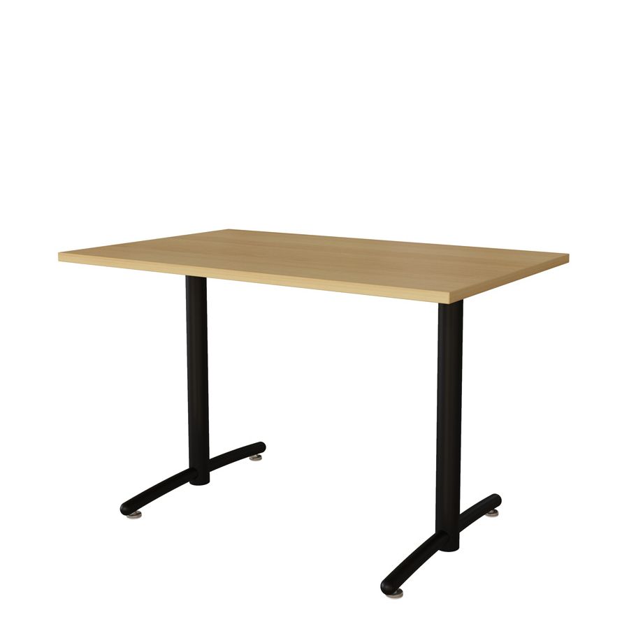 T Base Work Table Dgnds 009s – Foliot Furniture Throughout White T Base Seminar Coffee Tables (View 7 of 20)