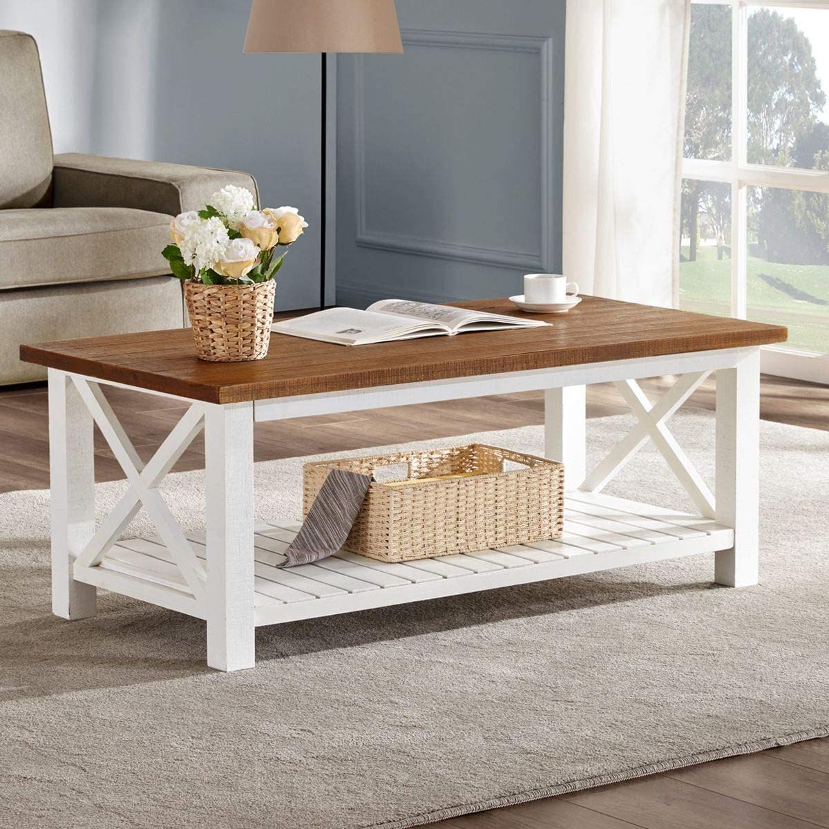 The 10 Best Farmhouse Coffee Tables (for Any Budget) With Regard To Living Room Farmhouse Coffee Tables (Gallery 2 of 20)
