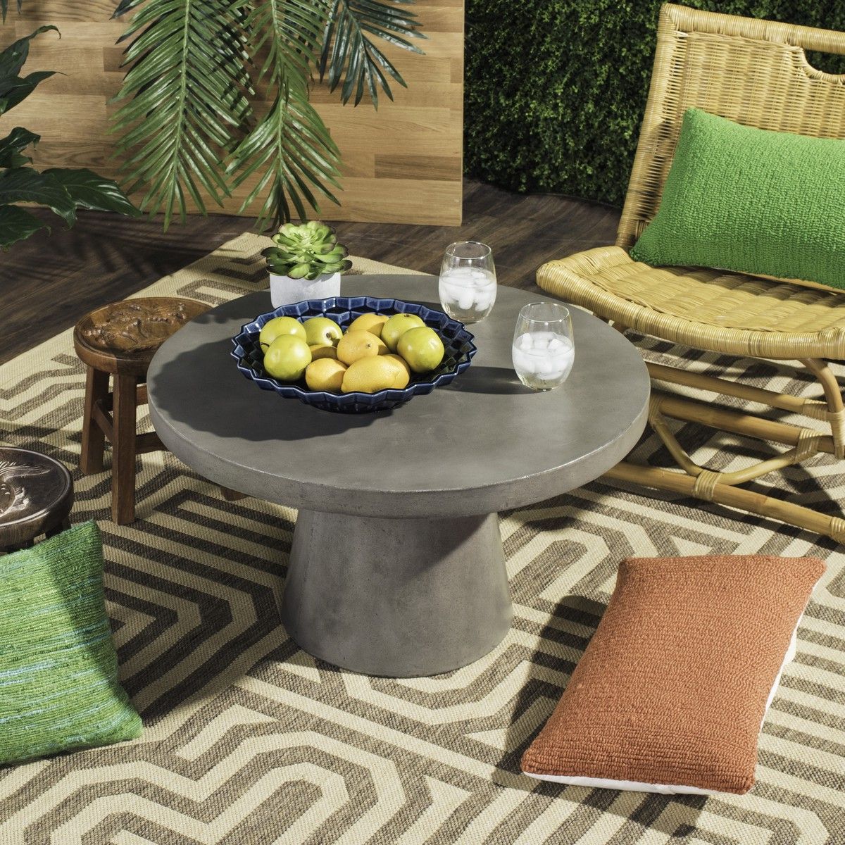 Vnn1014a Patio Tables – Furnituresafavieh For Modern Outdoor Patio Coffee Tables (View 7 of 20)