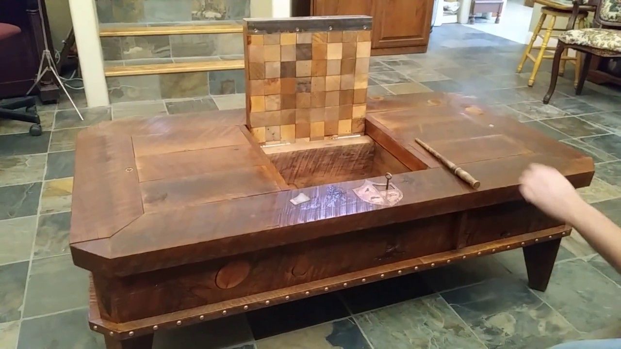 Wizard Coffee Table Has Hidden Compartments (View 17 of 20)