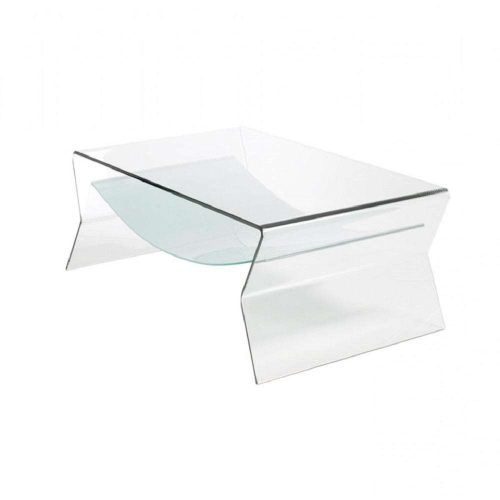 Glass Coffee Table With Shelf (Photo 16 of 20)