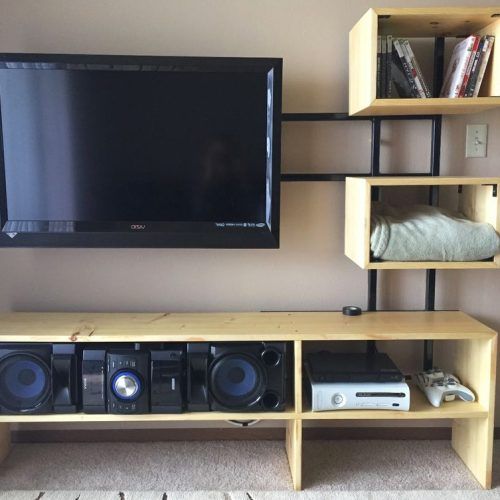 Diy Convertible Tv Stands And Bookcase (Photo 9 of 20)