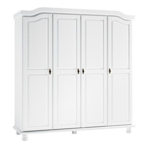 3 Door White Wardrobes With Drawers (Photo 20 of 20)