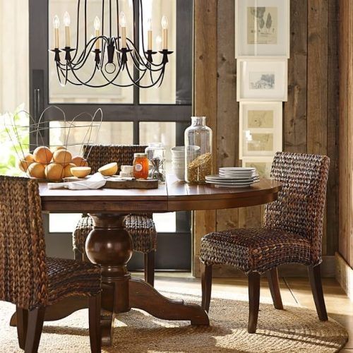 Candice Ii 5 Piece Round Dining Sets With Slat Back Side Chairs (Photo 6 of 16)