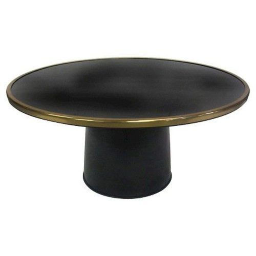 Black Round Glass-Top Console Tables (Photo 1 of 20)