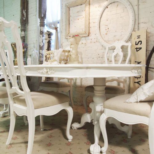 Shabby Chic Dining Sets (Photo 9 of 20)