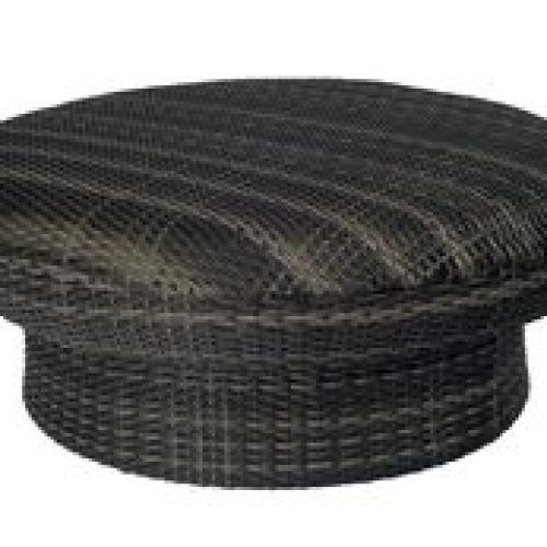 Charcoal And Camel Basket Weave Pouf Ottomans (Photo 19 of 20)