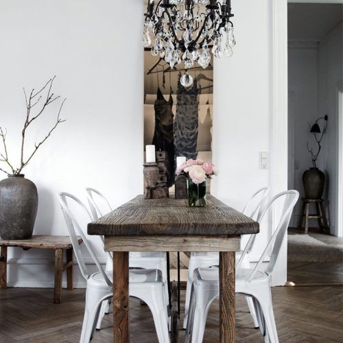 Bale Rustic Grey 7 Piece Dining Sets With Pearson Grey Side Chairs (Photo 14 of 20)