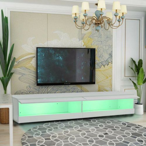 Galicia 180Cm Led Wide Wall Tv Unit Stands (Photo 7 of 20)