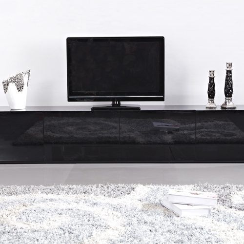 Miami 200 Modern 79" Tv Stands High Gloss Front (Photo 12 of 17)