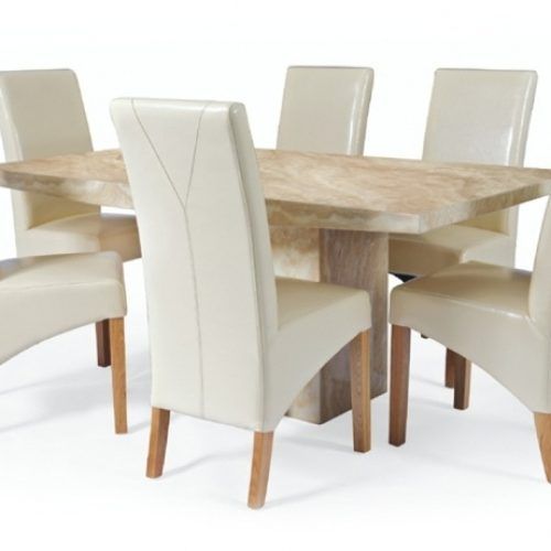 Cream Dining Tables And Chairs (Photo 17 of 20)