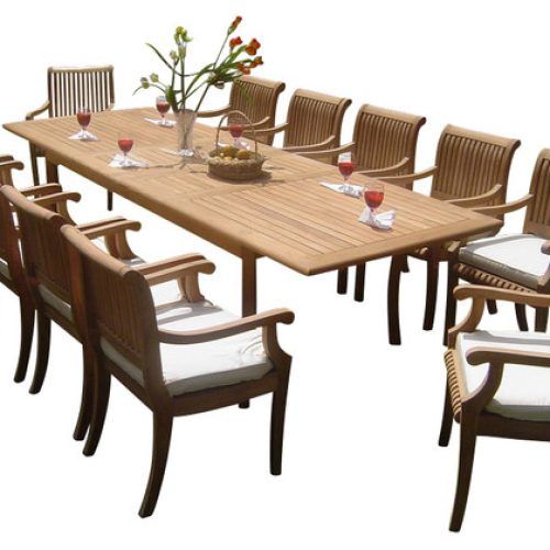 Craftsman 7 Piece Rectangular Extension Dining Sets With Arm & Uph Side Chairs (Photo 4 of 20)