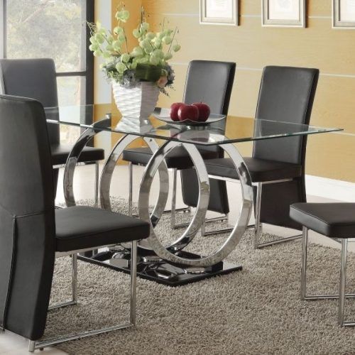 6 Seater Glass Dining Table Sets (Photo 13 of 20)