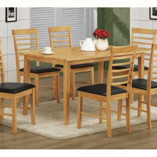 Light Oak Dining Tables And 6 Chairs (Photo 10 of 20)