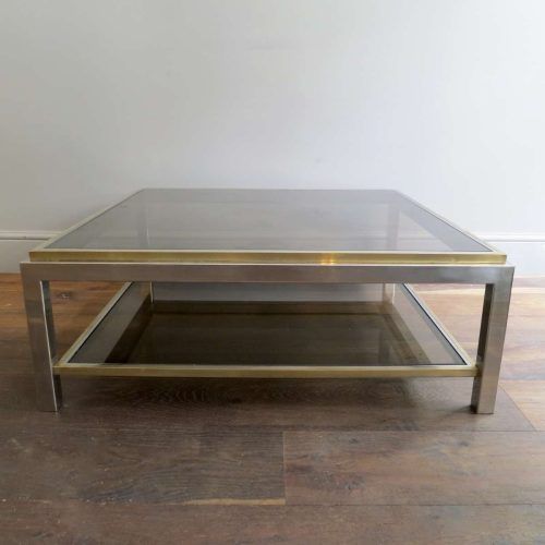 Antique Brass Glass Coffee Tables (Photo 4 of 20)