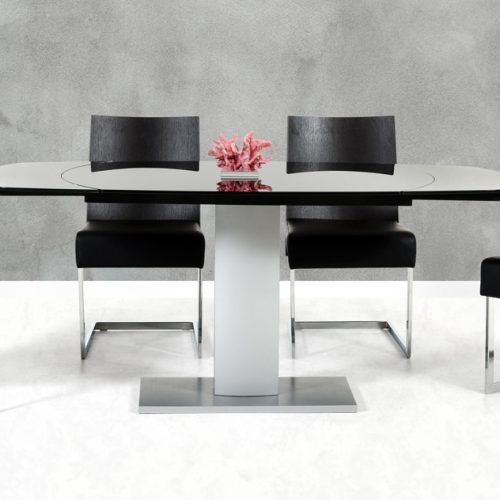 Black Extendable Dining Tables And Chairs (Photo 16 of 20)