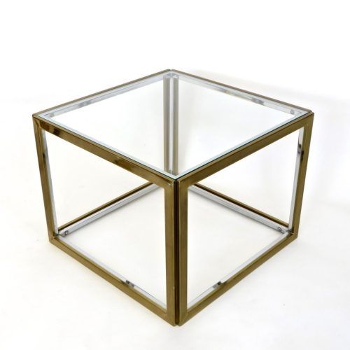 Brass Iron Cube Tables (Photo 15 of 20)