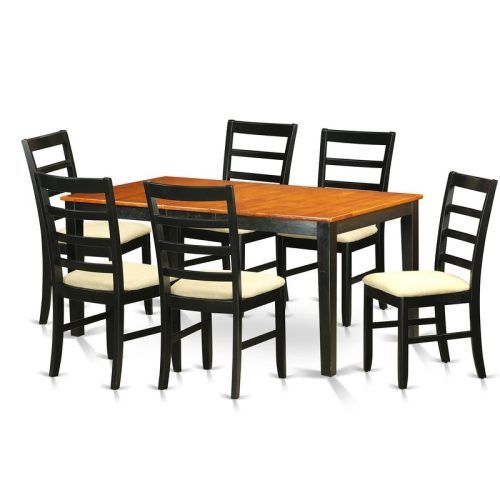 Chandler 7 Piece Extension Dining Sets With Wood Side Chairs (Photo 4 of 20)