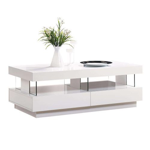 Coffee Tables White High Gloss (Photo 4 of 20)