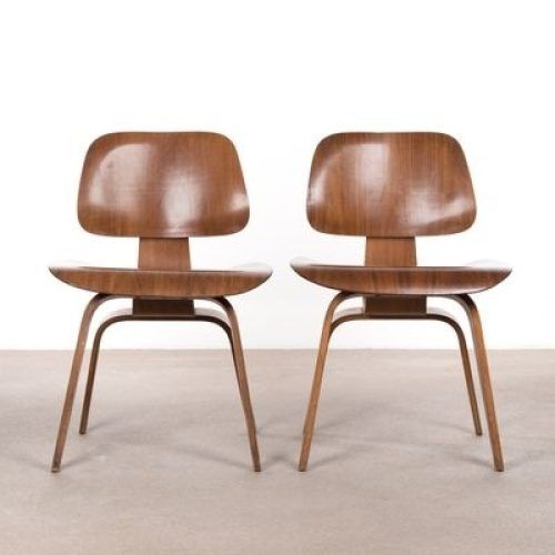 Plywood & Metal Brown Dining Chairs (Photo 16 of 20)