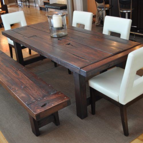 Solid Dark Wood Dining Tables (Photo 14 of 20)