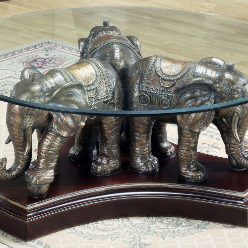 Elephant Coffee Tables With Glass Top (Photo 4 of 20)