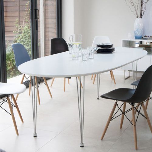 White Oval Extending Dining Tables (Photo 3 of 20)
