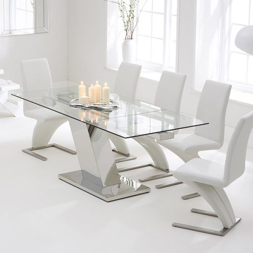 Extendable Glass Dining Tables And 6 Chairs (Photo 20 of 20)