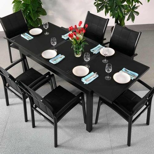 6 Seater Glass Dining Table Sets (Photo 12 of 20)