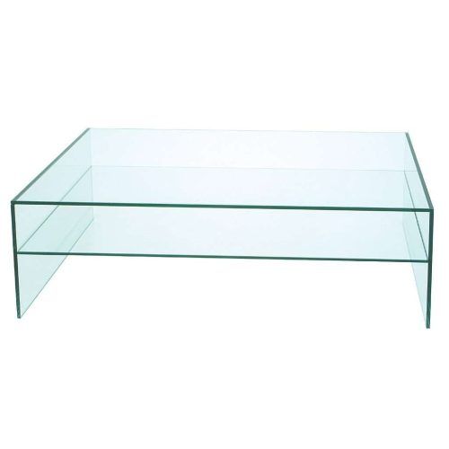 Glass Coffee Table With Shelf (Photo 13 of 20)