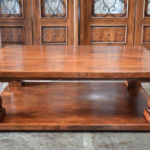 Large Square Wood Coffee Tables (Photo 9 of 20)
