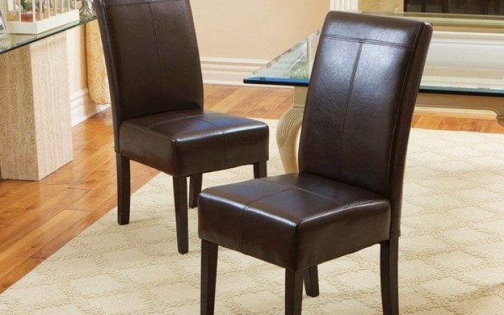 20 Inspirations Leather Dining Chairs
