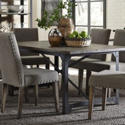 Craftsman 7 Piece Rectangular Extension Dining Sets With Arm & Uph Side Chairs (Photo 16 of 20)