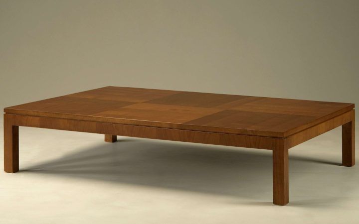 20 Ideas of Low Wooden Coffee Tables