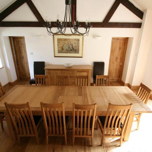 Oak Dining Tables And Leather Chairs (Photo 15 of 20)