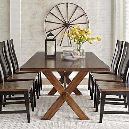 Laurent 7 Piece Rectangle Dining Sets With Wood Chairs (Photo 8 of 20)