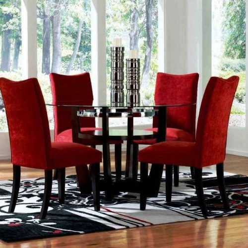 Red Dining Tables And Chairs (Photo 2 of 20)
