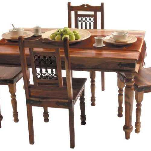 Sheesham Dining Tables And 4 Chairs (Photo 10 of 20)